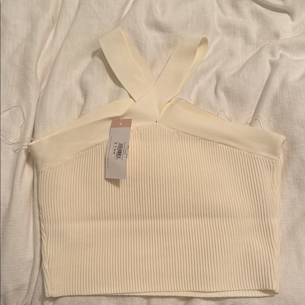 Elegant Cream Women's Top